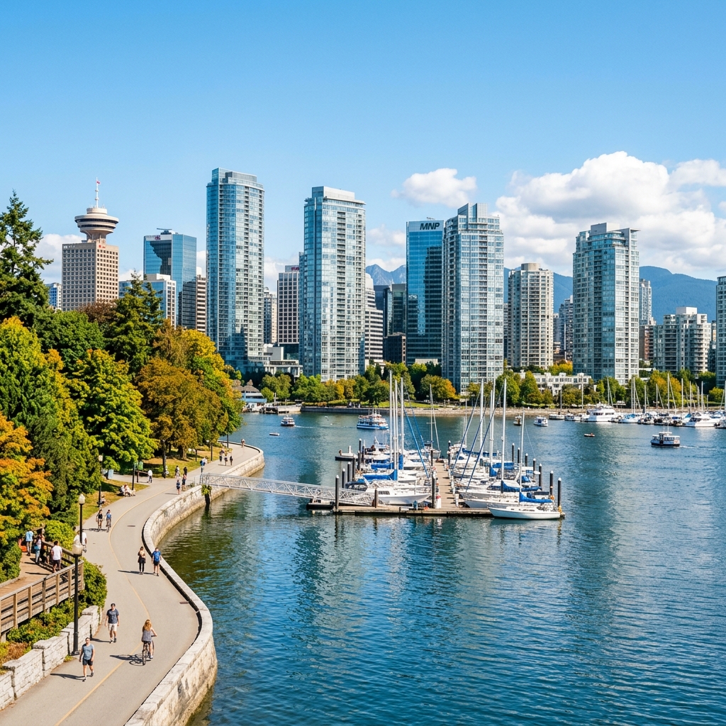 Vancouver Daytime Skyline