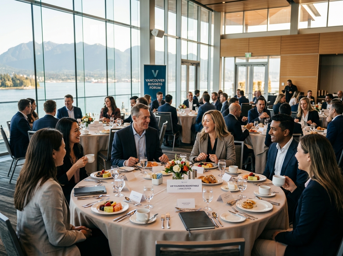 Global Business Forum День 2 — Диалог и сотрудничество, VIP круглый стол в Ванкувере